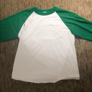 Men’s softball style 3/4 raglan